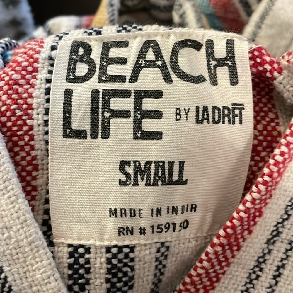 BEACH LIFE BY LA DRFT TUNIC SHIRT SIZE S - Picture 3 of 4